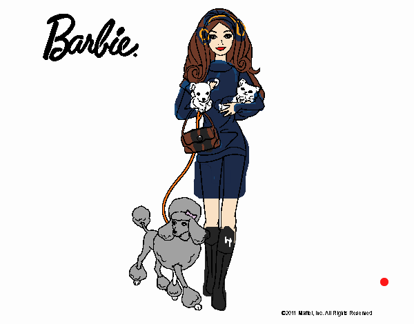 Barbie con sus mascotas