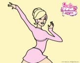 Barbie en postura de ballet