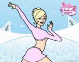 Barbie en postura de ballet