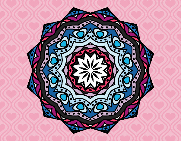 Mandala con estratos