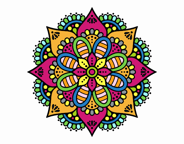 Mandala flor de primavera