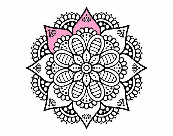 Mandala flor de primavera