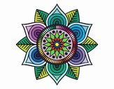 Mandala flor estelar