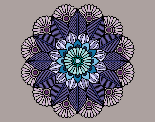 Mandala jardín vegetal