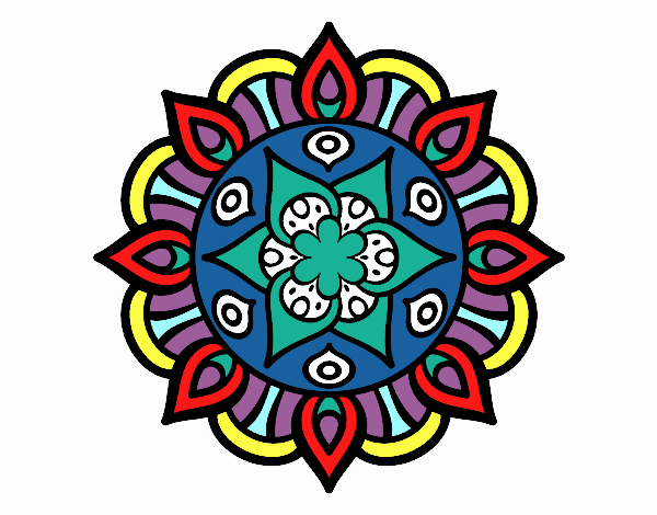 Mandala vida vegetal