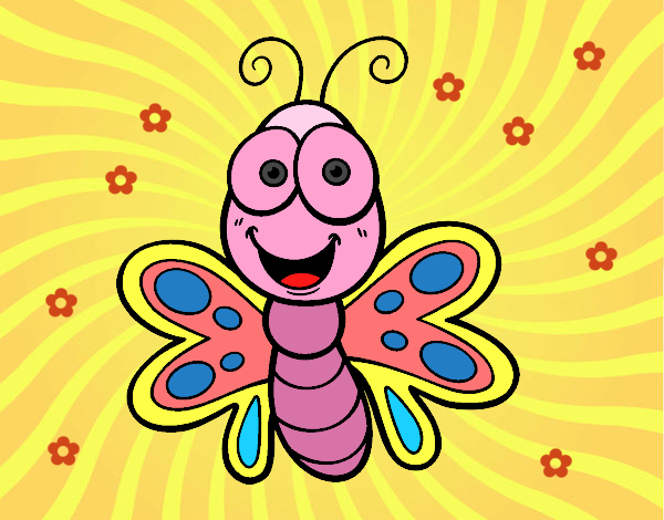 Mariposa sonriente