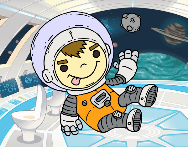 Niño astronauta