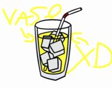 Un vaso de refresco