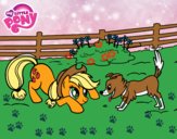 Applejack y Winona