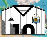 Camiseta del mundial de fútbol 2014 de Argentina