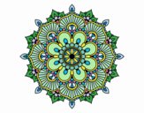 Mandala destello floral