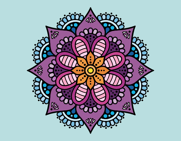 Mandala flor de primavera