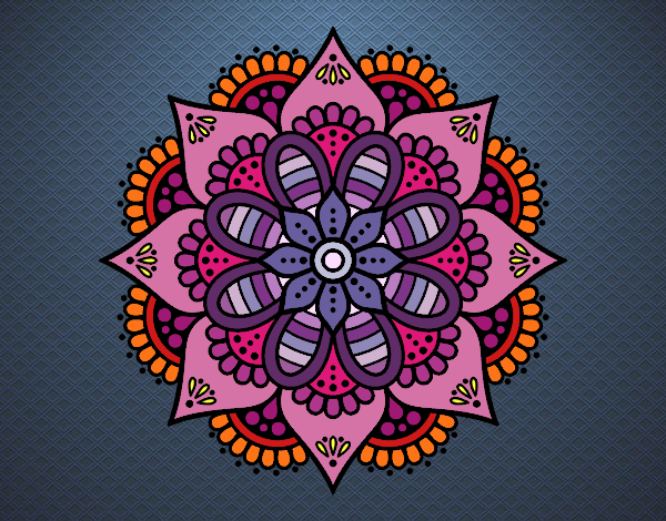 Mandala flor de primavera