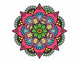 Mandala flor de primavera