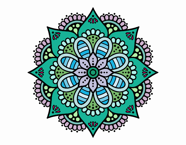 Mandala flor de primavera