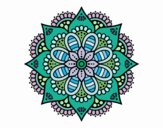 Mandala flor de primavera