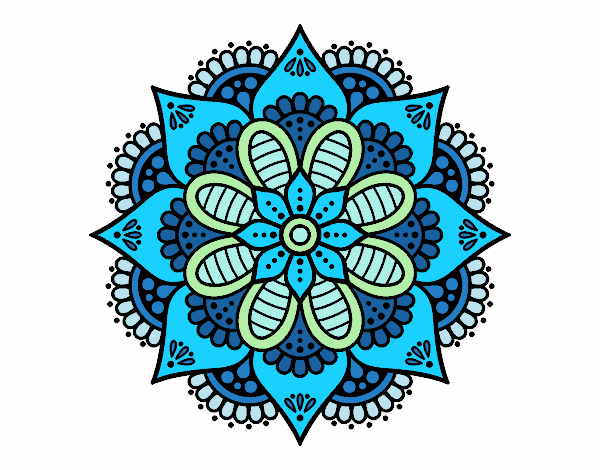 Mandala flor de primavera