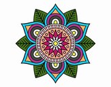 Mandala flor estelar