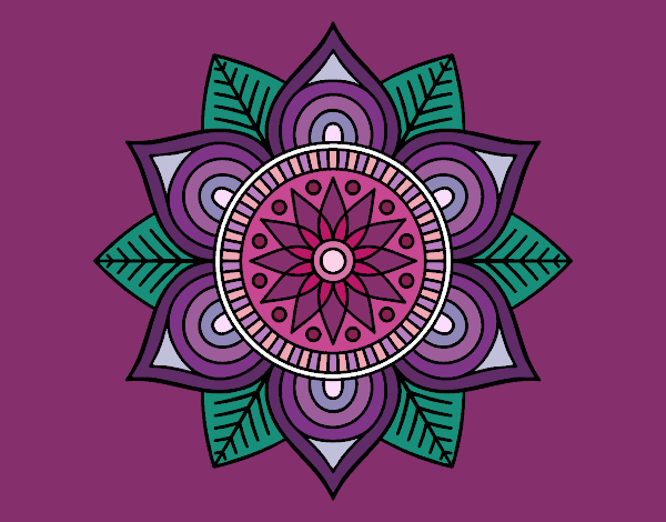 Mandala flor estelar