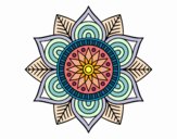 Mandala flor estelar