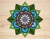 Mandala flor estelar