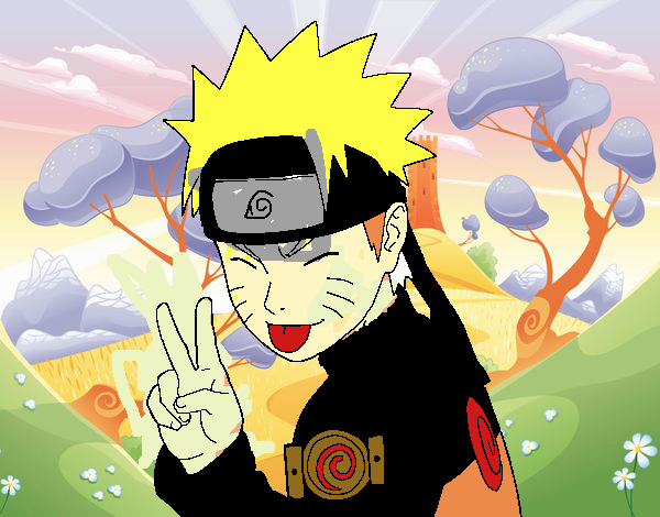 Naruto sacando lengua