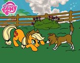 Applejack y Winona