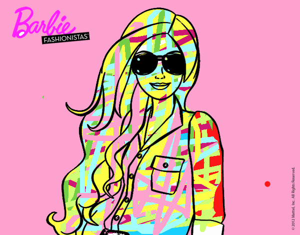 Barbie con gafas de sol