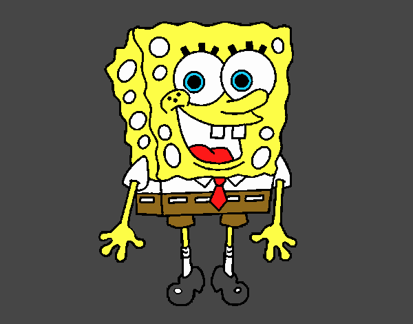 Bob Esponja alegre