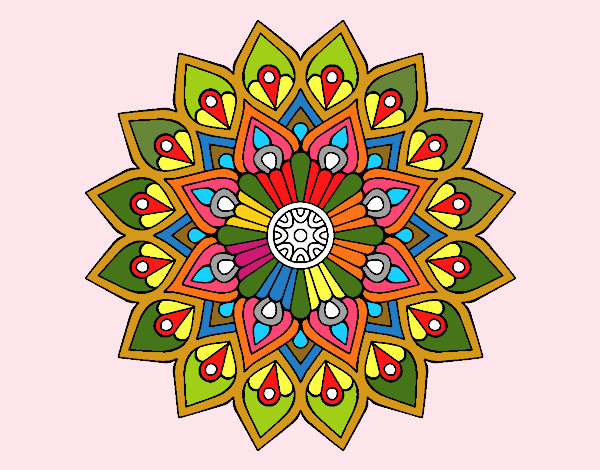 Mandala destello creciente