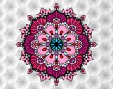 Mandala destello floral