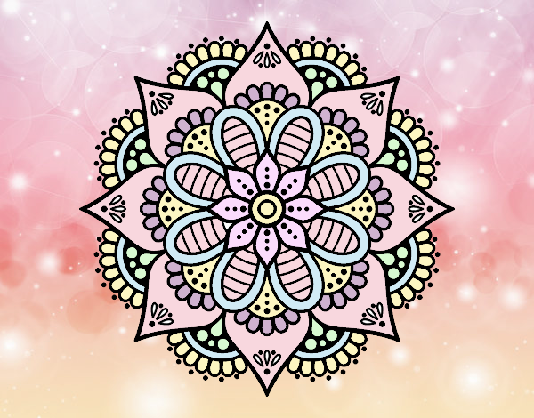 Mandala flor de primavera