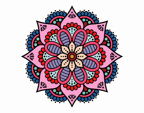 Mandala flor de primavera