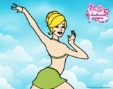 Barbie en postura de ballet