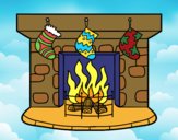 Chimenea de Navidad