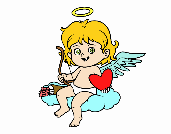 Cupido en una nube