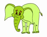 Elefante feliz