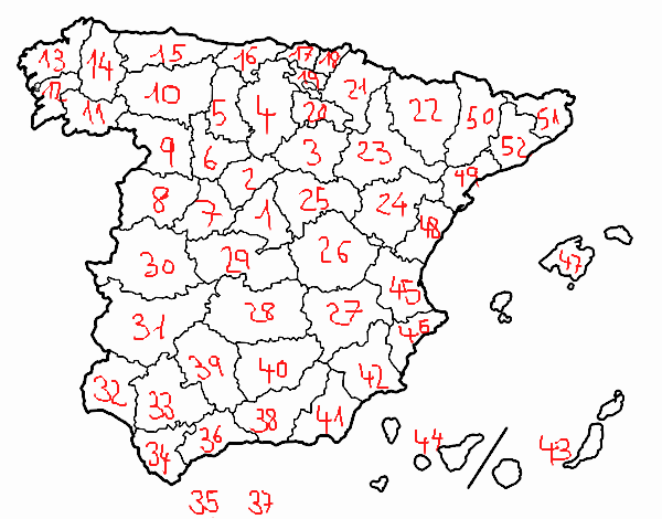 Las provincias de España