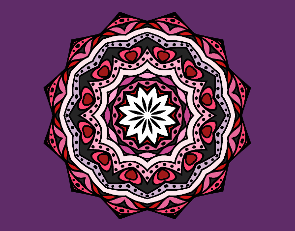 Mandala con estratos