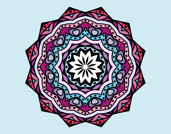 Mandala con estratos