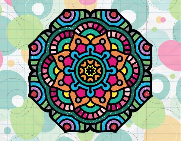 Mandala flor conceptual