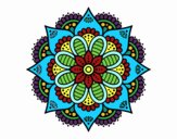 Mandala flor de primavera