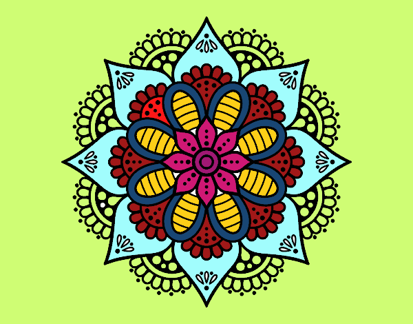 Mandala flor de primavera