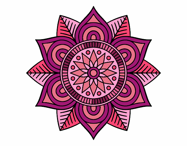 Mandala flor estelar