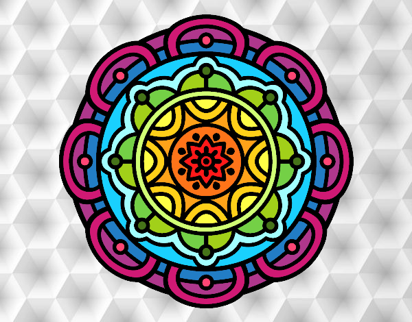 Mandala para la relajación mental