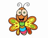 Mariposa sonriente