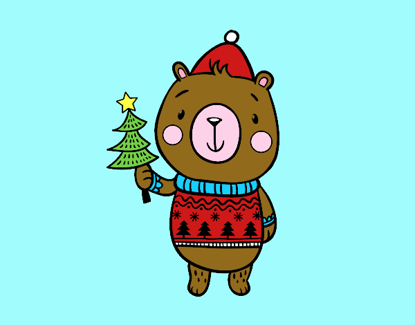 Oso navideño