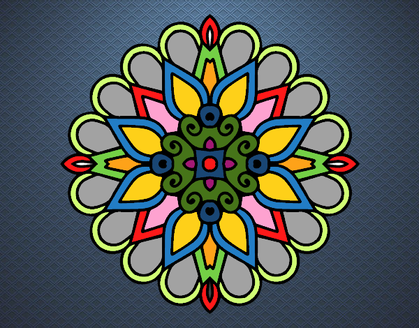 Un mandala estilo árabe