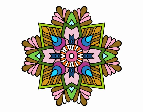 Un mandala mosaico