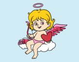 Cupido en una nube